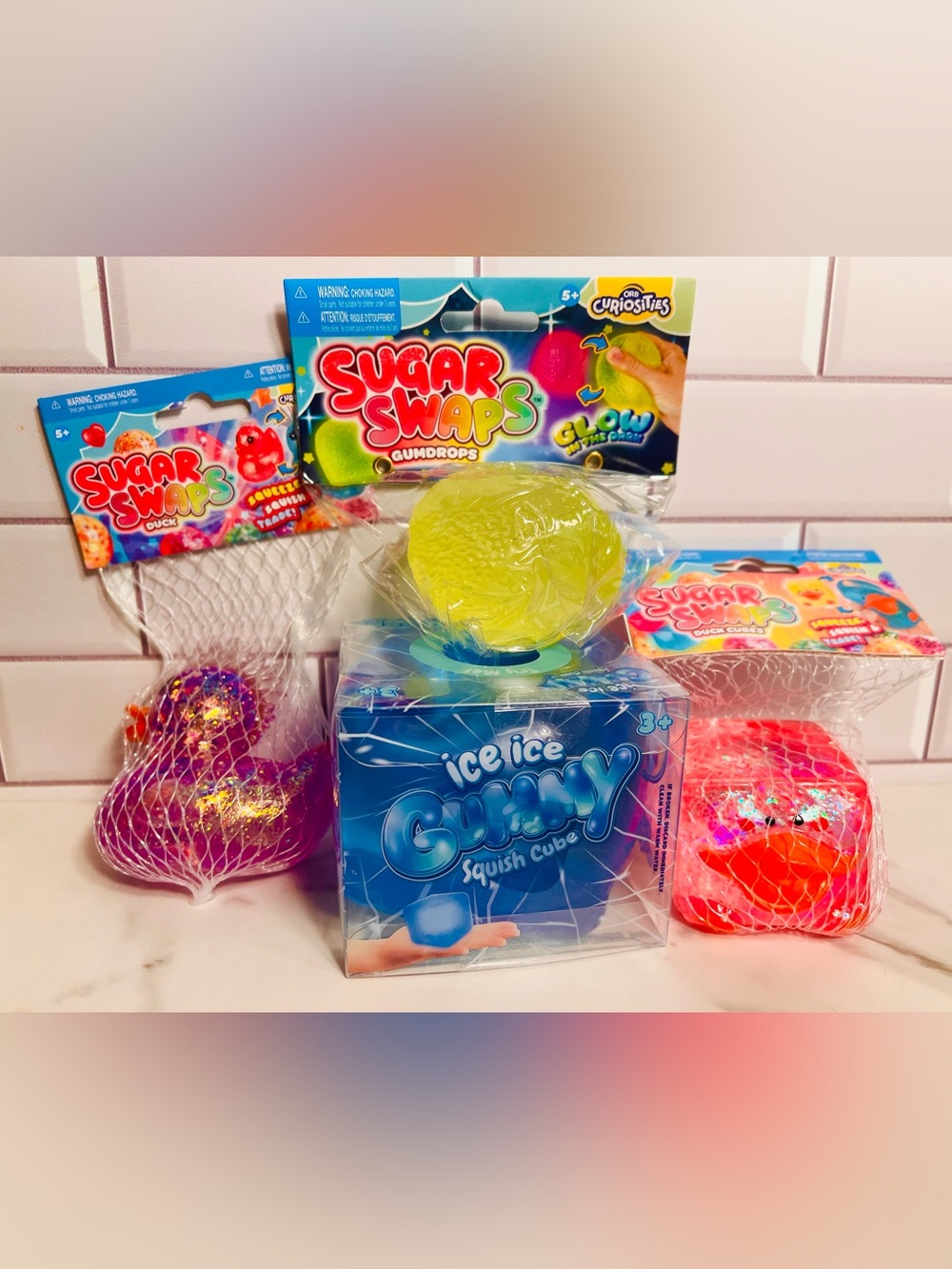 Squishy Bundle - Sugar Swaps and Ice Ice Gummy Squishy Cube